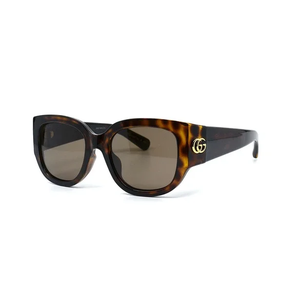 NEW GUCCI GG1599SA 002 HAVANA BROWN AUTHENTIC SUNGLASSES - Picture 3 of 14